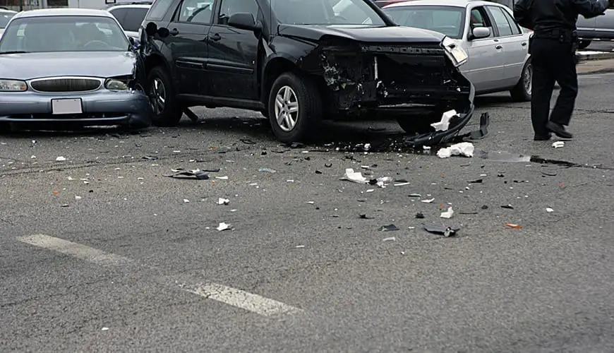 Accidente de Multiples Vehiculos en Nueva York